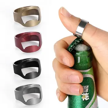 1 kom. Jedinstvena otvarač za pivske boce, ručni prsten za skidanje poklopaca sa konzerve, kuhinjski pribor i gadgete od nehrđajućeg čelika