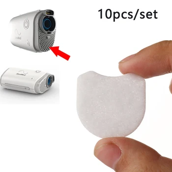 10 kom jednokratnu CPAP-filteri 3x3 cm, zamjenske CPAP-filteri za uređaje ResMed AirMini, сверхтонкие, hypoallergenic