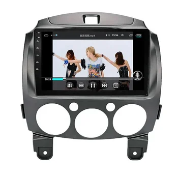 2 Din 9-inčni Auto-Radio CarPlay s Android 8.1 Četverojezgrenim Procesorom i Android Car Stereo Posebno Za Mazda 2 2007-2012 S GPS-navigaciju
