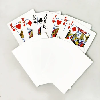 20 kom./lot, Sublimacija nabava za igranje pokera iz kućne ljubimce, karta za igranje za putovanja, kućnu upotrebu na festivalu