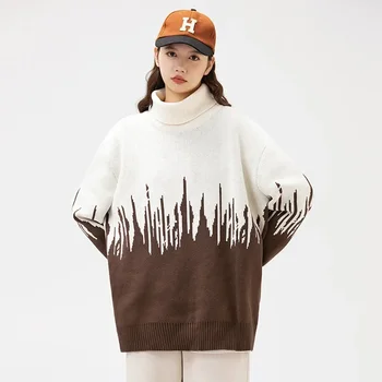 2023 Jesensko-zimskom novi pulover s visokim воротом pulover uniseks za toplinu
