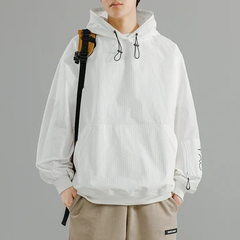 2023 Nova Muška slobodna vodootporne majica veličine 5XL s kapuljačom Korejski ulica odjeća Klasične svakodnevne Sportske majice u stilu hip-hop