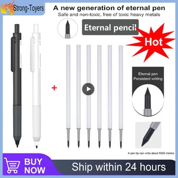 2023 Novi set olovke HB Eternal, Neograničen broj olovke za pisanje, olovka bez tinte, Dugotrajna umjetnički skica, Pribor za crtanje, Celina, Hrapav