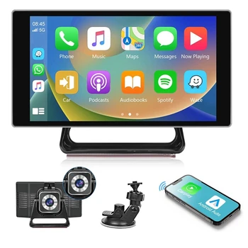 5-дюймовое prijenosni prijenosni radio s видеорегистратором, bežični Carplay, Android snimač za automatsku vožnju, Bluetooth FM-stražnja kamera, jednostavan za korištenje