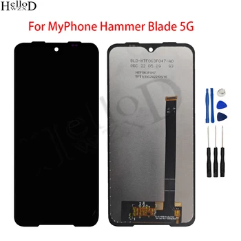 6,3-inčni LCD zaslon za MyPhone Hammer Blade 5G LCD zaslon osjetljiv na dodir za zamjenu digitizer sklop