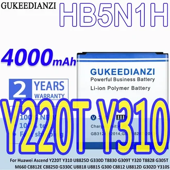 Baterija GUKEEDIANZI velikog Kapaciteta HB5N1H 4000 mah Za Huawei Ascend Y220T Y310 U8825D G330D T8830 G309T Y320 T8828 G305T