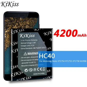 Baterija KiKiss 4200mAh HC40 za Motorola Moto XT1754 XT1755 XT1758 M2998 Baterija telefona