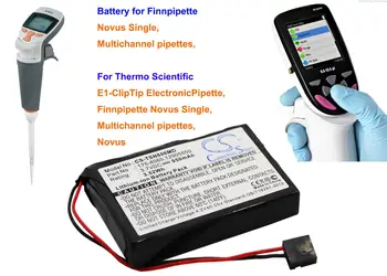 Baterija OrangeYu kapaciteta 950 mah za višekanalne pipete Finnpipette, Novus Single, Za Thermo Scientific E1-ClipTip, Novus Single