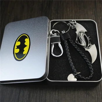Dcbatman Batman Metalni Privjesak Privjesak Za Ključeve Metalni Pikado Logo Superman Poklon Kutija Poklon Za Rođendan