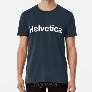 Helvetica Type Typographycamisetas Moderan visokokvalitetni majica od 100% pamuka sa po cijeloj površini