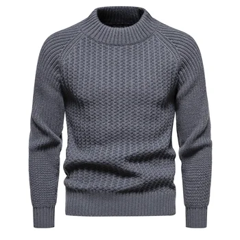 Jesen/Zima 2023, Novi trend muške mode, Casual dres sa postavom, Topli džemper, pulover, однотонный džemper