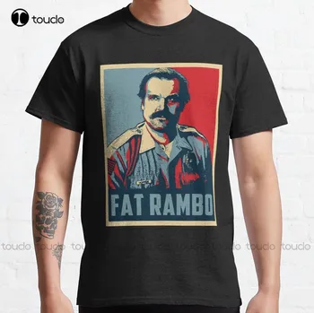 Klasična majica Fat Rambo je Steve Harrington, Havajski košulja, Moderan Dizajn, Svakodnevne t-Majice, Majice, Хипстерская Odjeća, Stvorite svoj dizajn
