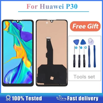 Kompatibilnost za Huawei P30 ELE-L29 ELE-L09 ELE-AL00 TFT LCD zaslon osjetljiv Na Dodir U Prikupljanju Pomoćni Dio smartphone