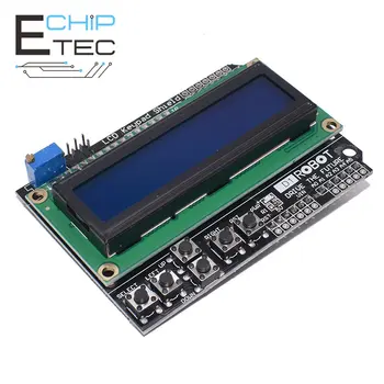 LCD Zaslon Tipkovnica LCD1602 LCD 1602 Modularni Prikaz Za Arduino ATMEGA328 ATMEGA2560 malina pi UNO plavi ekran
