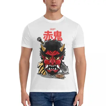 Majice The Oni Face The Japanese Red Demon Yokai, Novo, Šala, kvalitetna majica za odrasle, natječaj Retro aktivnosti, Veličina Eur