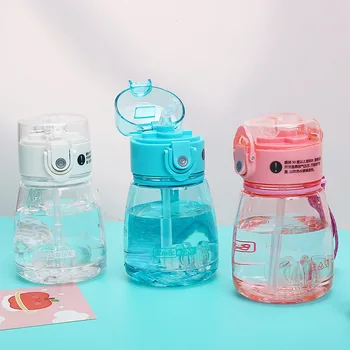 Mali Mini-slatka dječja šalica za piće, Dječje Plastična čaša, Student Prijenosni Kvalitetna vodootporna šalica