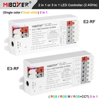 Miboxer 2.4 G RF Daljinski Upravljač RGB/RGBW/RGBCCT 3 u 1 Svjetlosna Traka Kratka jedne boje/Dvostruka bijela 2 u 1 Led Trake, kontroler trake