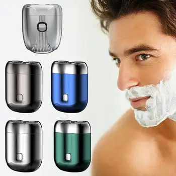 Mini električni aparat za brijanje Prijenosni USB Punjiva Britva Britva za putovanja Džep Men ' s Razor za uklanjanje brade V1O4