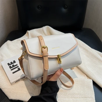 Modna ženska torba-instant messenger, kvalitetne kožne torbe preko ramena za žene, 2023 Otkrijte jednostavan ženska torba preko ramena, dizajnerske torbe
