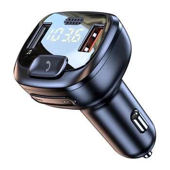 Novi Auto Bluetooth 5.1 FM Odašiljač Dual USB QC3.0 Brzi Punjač Bežični Аудиоприемник Hands-free MP3-Player Univerzalni Komplet za Automobil