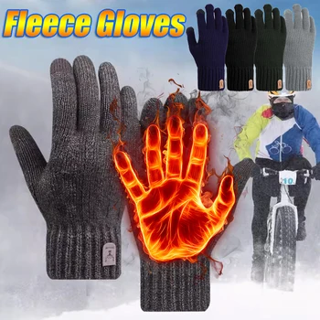 Novi Kašmir rukavice, zimske tople rukavice s pet prstiju, modne muške rukavice za skijanje, vožnja biciklom, motociklom, vodootporne rukavice za ruke