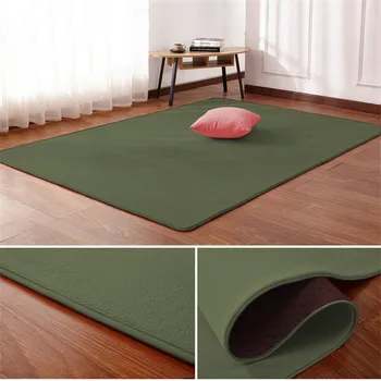 Novi stil, koraljni baršunasti tepih, dnevni boravak, stol za kavu, deka, mali tepih za spavaće sobe, нескользящий впитывающий mat, jednostavan za njegu tepih