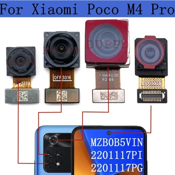Originalna Velika Prednja stražnja Kamera Za Xiaomi Poco M4 Pro 2201117PI, 2201117PG Stražnji Glavni Stražnja Kamera Dijelovi Za Fleksibilnog Kabela Telefona