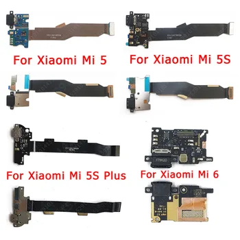 Priključak za punjenje za Xiaomi Mi 6 5 5S Plus Mi6 Mi5 5SPlus USB kartica za punjenje, priključak za priključnu stanicu na tiskanoj pločici, fleksibilne rezervni dijelovi za zamjenu