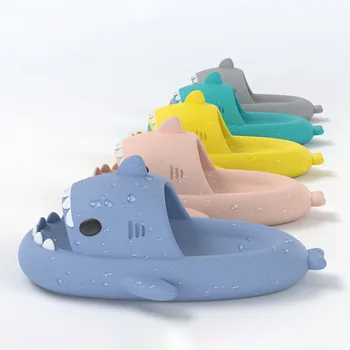 Slajdovi s morskim psima Ženske Papuče Muške Japanke Osnovna par Dječje cipele na ravne cipele za kupaonicu Ulične Plaža Zabavne Sandale Muške papuče