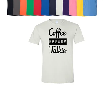 Smiješno dizajn majice Coffee Before Toki Za muškarce i žene, majica za kafić, veličine S-3Xl