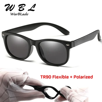 Sunčane naočale WBL za djevojčice, Dječje Sunčane naočale Dječje naočale s polarized leće Za djevojčice i dječake TR90 Silikon UV400 Dječja ogledalo Dječje naočale