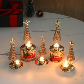 Svijećnjaci za Božićno drvce, metalna postolja za svijeće od bora, Каминная pukovnije, Blagdanski ukras za naselje, Božić darove