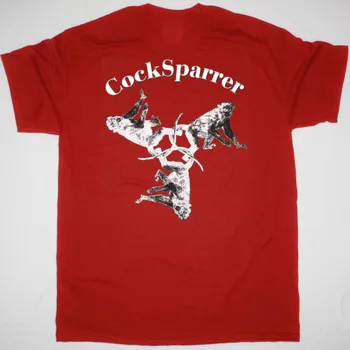 T-shirt COCK SPARRER TWO MONKEYS od pamuka kratkih rukava, Crvena, muška, Veličina od S do 5XL BE170