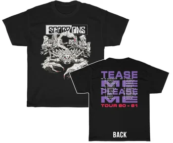T-shirt Skorpiona 1990 – 91 Zadirkivati Me Please Me Tour, t-shirt unisex kratkih rukava
