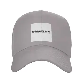 Traper kapu sa logom America West Airlines vrhunske kvalitete, kapu, вязаная kapa