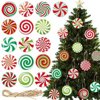 Ukrasi za božićni domjenak Božićno drvce Bombona Viseće Sweet Noel Čokolade Ukras čestit Božić Dekor S Novim 2024 godine