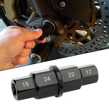 Univerzalni alat za francuskog ključa vretena gume motocikla 17 19 22 24 mm Utor za skidanje vretena Alata za održavanje motocikala