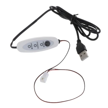 USB Kabel 130 cm od do USB produžni kabel za podešavanje brzine XH2.54 Regulator brzine ventilator Produžni Kabel s 3-stupanjski Podesive Shuttle