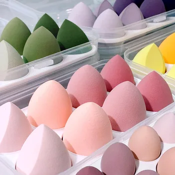 Vrlo blag, впитывающий vlažnost i suhoća Kozmetički posudu za mućenje jaja dvostruke namjene Beauty Blender, Set od 8 слоек za glazuru