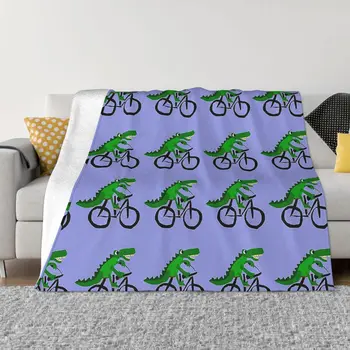 Zabavne Фланелевые deke od krokodilske kože za vožnju biciklom, običaj, Deka za cca 150 * 125 cm