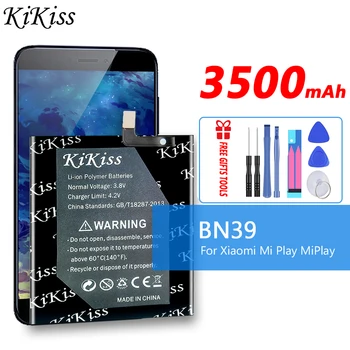 Zamjenjiva baterija kapaciteta 3500 mah BN39 za telefon Xiaomi Mi Play MiPlay baterija baterija baterija baterija baterija BN 39 BN-39