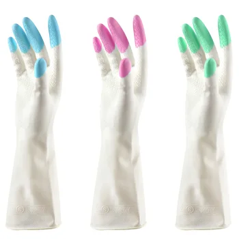 Zaštita za ruke za žene, latex rukavice za pranje posuđa, rukavice za pranje suđa, osnovna čišćenje, нескользящие čestice, usluga čišćenja