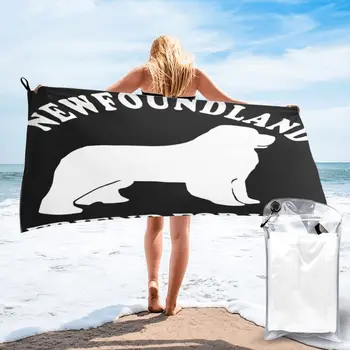 Пляжное ručnik za pse pasmine Newfoundland, ručnik za kosu, ručnike za kupanje i tuširanje, kupka ručnici za plažu, kuhinjski ručnici za plažu pokrivenost