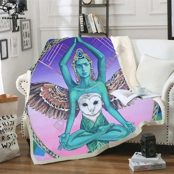 Флисовое deka Another Worlds Soul Плюшевое s 3D ispis za odrasle, veo шерпы za kauč, prekrivač za krevet, deka-pokrivač